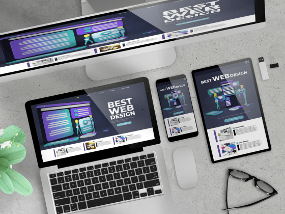 Web design services for NYC businesses — responsive websites on desktop, tablet, and mobile
